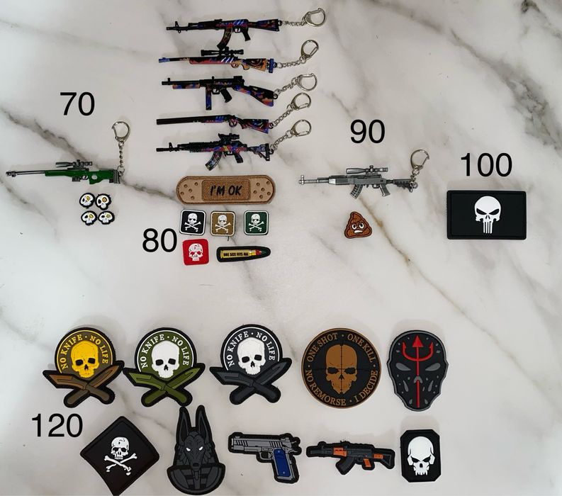 Патчі брелоки відкривачки пвх для військових