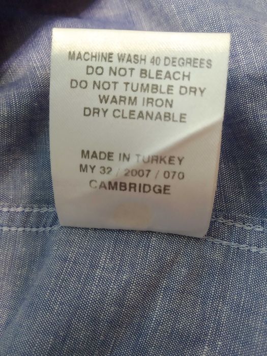 Рубашка Reiss (лен, коттон).