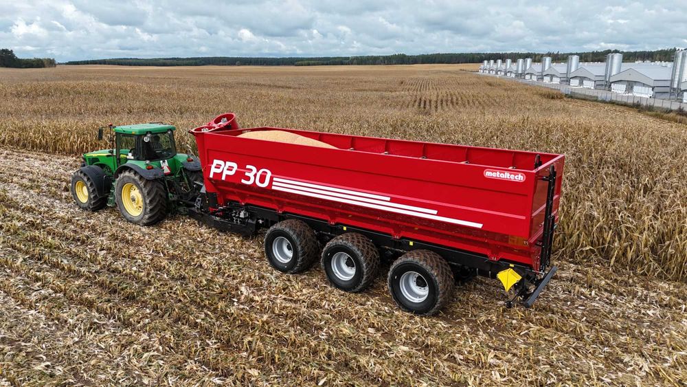 Przyczepa przeładowcza wóz przeładowczy METALTECH PP 30 | 30 ton 44 m3