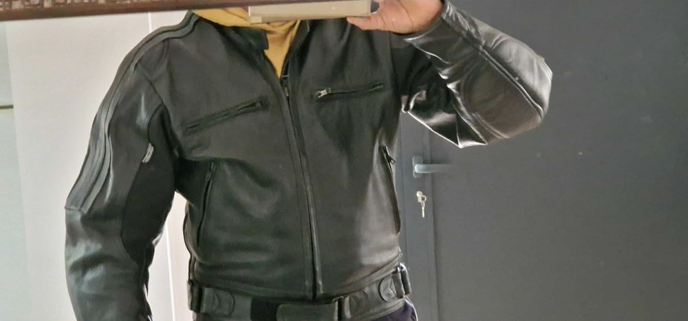 Casaco couro com proteções motar64284166407937122