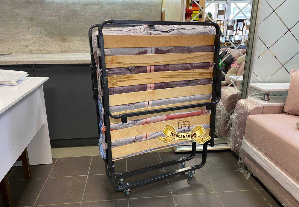 Раскладушка с матрасом Наличие в Днепре, Акция