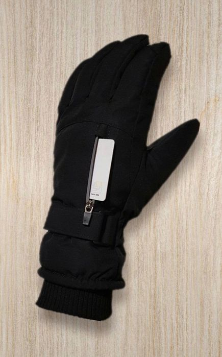 Rękawice męskie zimowe na narty rower (L) atestowane ocieplenie 3M