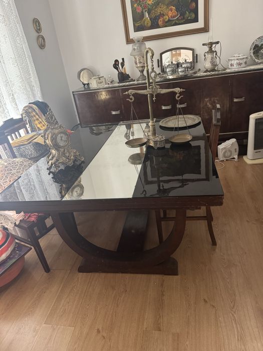 Conjunto Vintage Mesa e 4 Cadeiras