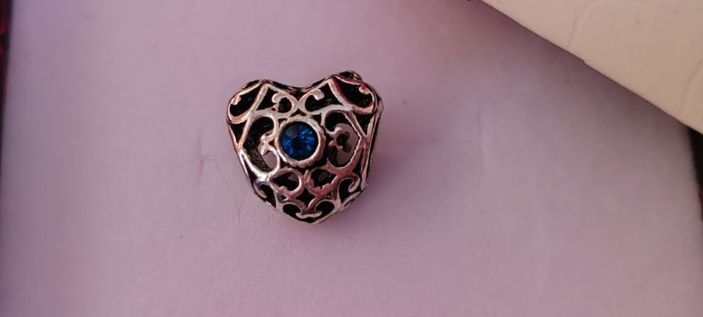 Pingente para pulseira Pandora, pedra do mês de dezembro