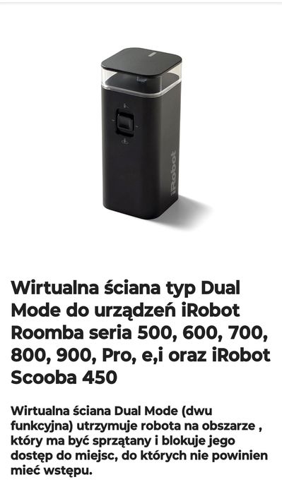 Wirtualna Ściana Irobot Roomba E5,E6,i3,i5,i7