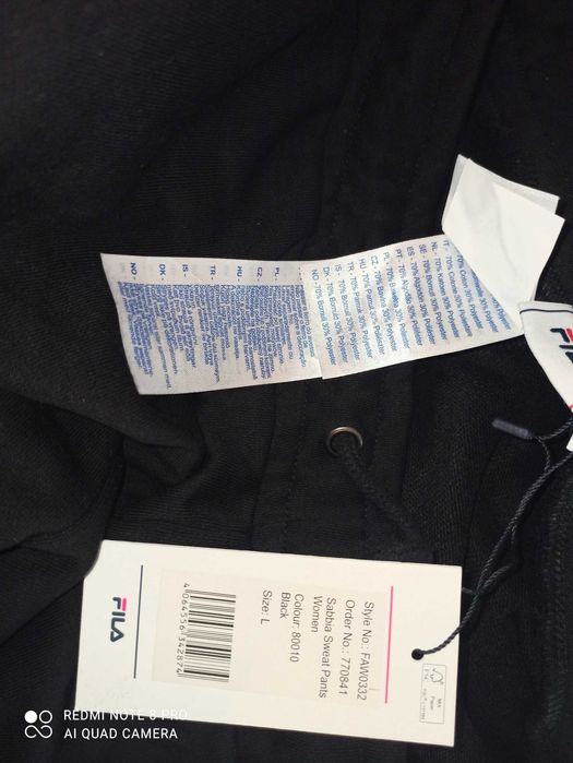 Spodnie dresowe FILA NOWE z metką L