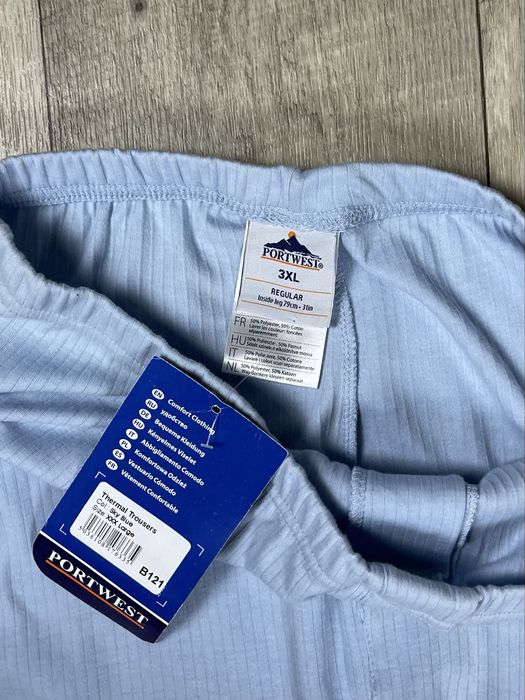 Port west workwear термобелье комплект 3xl размер синие
