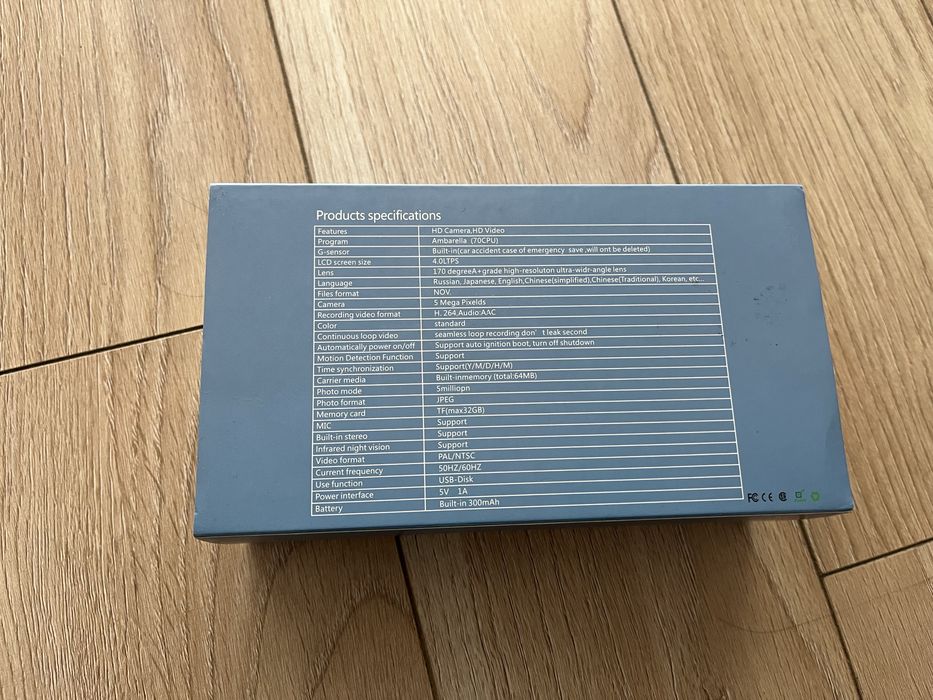 Wideorejestrator kamera samochodowa nowa