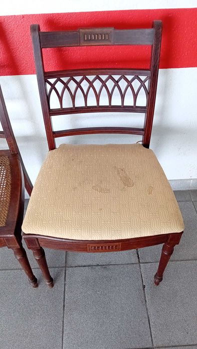 Conj 4 Cadeiras com Assento em Palhinha - para restauro