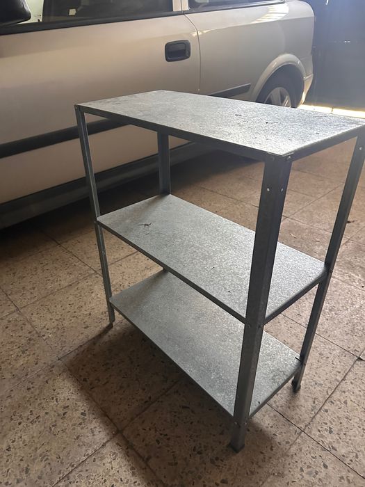 Estante Metálica Galvanizada 3 Prateleiras – 75 cm Altura