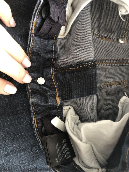 Dżinsy/ jeansy dziewczęce r.152 H&M