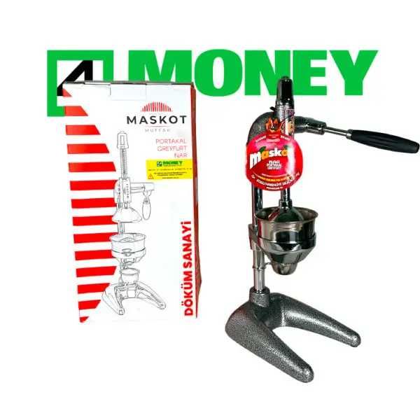 Ручной Пресс для цитрусовых и граната MASKOT XL БРОНЗА Соковижчималка