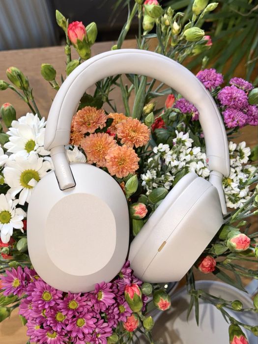 Słuchawki Sony WH-1000XM5 Srebrne | Jak nowe | Gwarancja