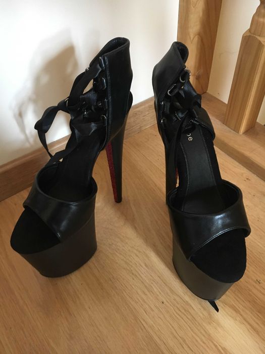 97/ Profesjonalne buty gogo pole dance OD RĘKI 40 Trans Crossdress