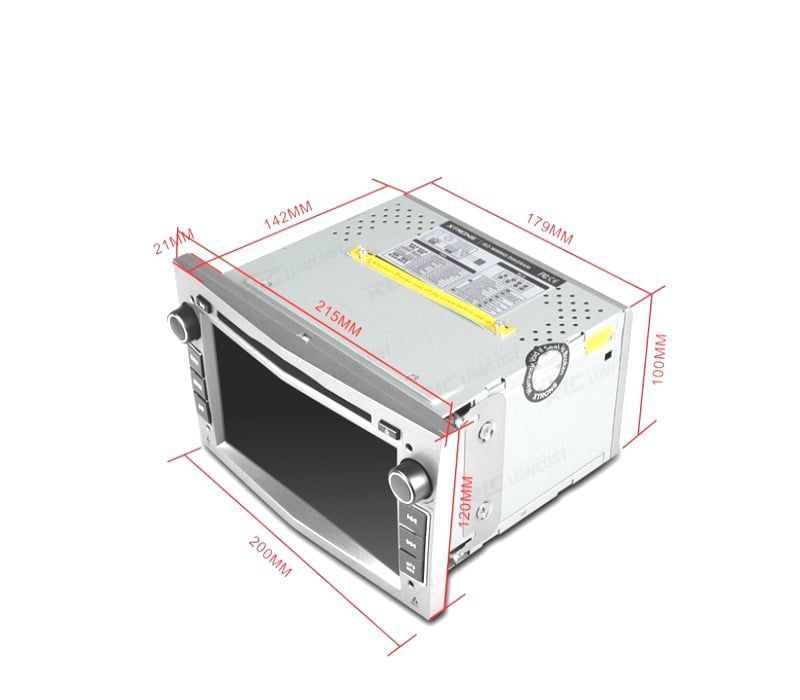 AUTO RADIO 2DIN 7" PARA OPEL COR CINZA CLARO USB GPS TACTIL HD
