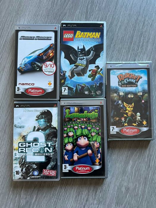 PSP Games: Ghost Recon | Lemmings | Ratchet | Batman Lego | Ridge Racer64751699562498120