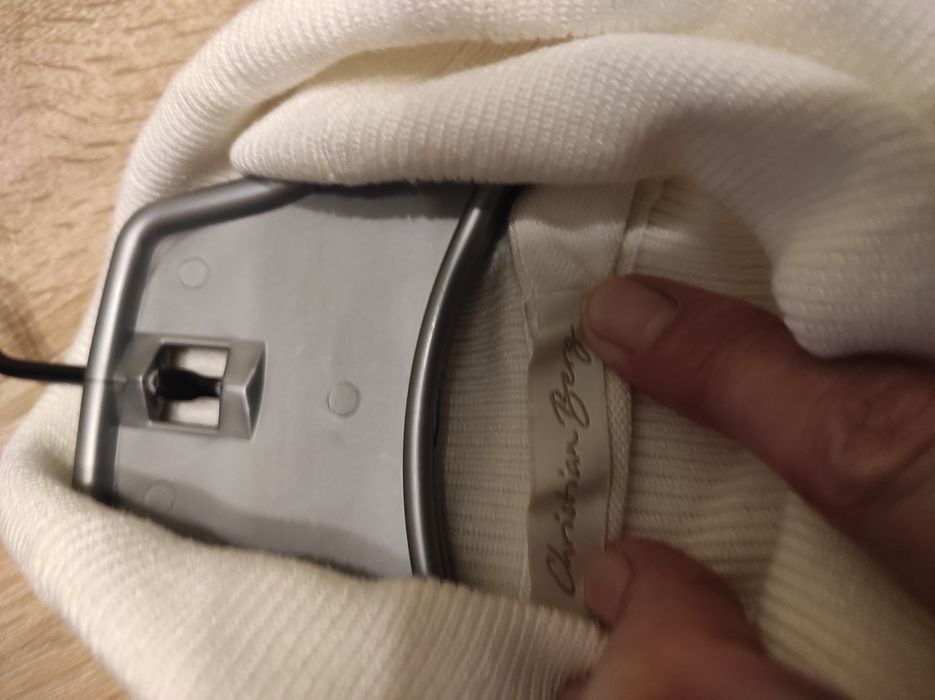 Sweter golf Christian Berg rozmiar 40 biały