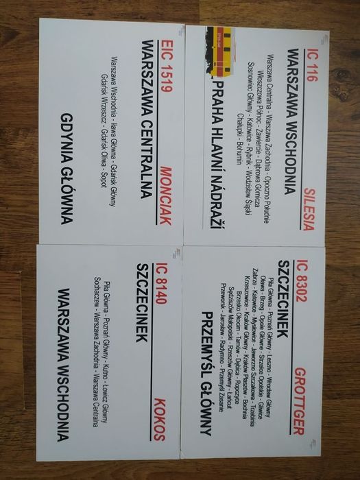 Zestaw tablic zarezerwowanych