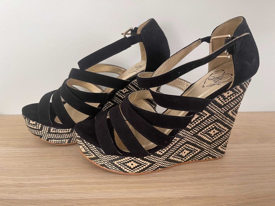 Espadryle na koturnie