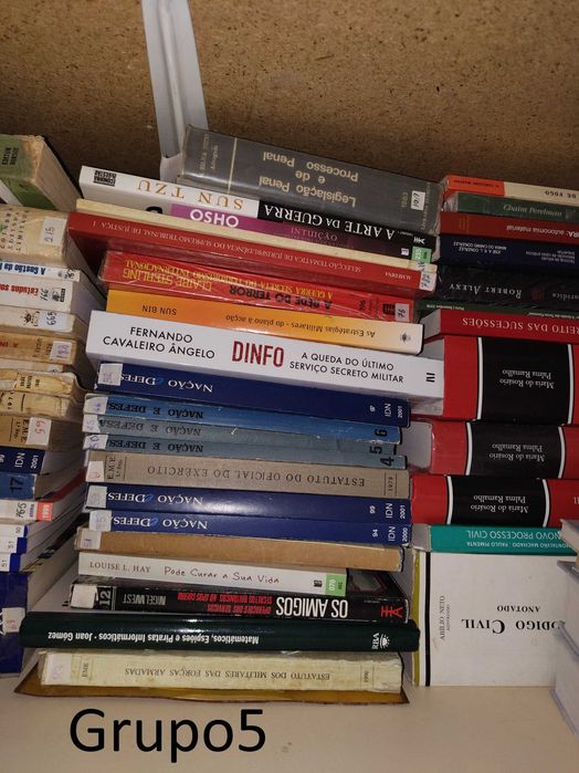 Grande coleção de livros de Direito, Administração Publica, Justiça, Segurança e outros temas