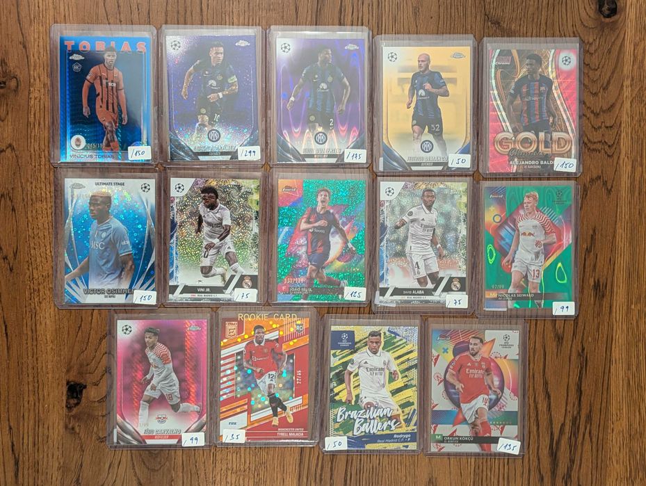 Lote Topps/Panini Numeradas