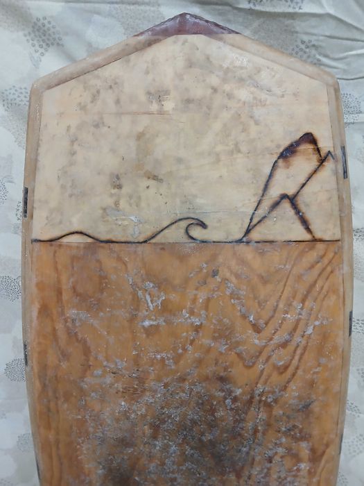 Prancha de Surf em madeira - Trabalho artesanal