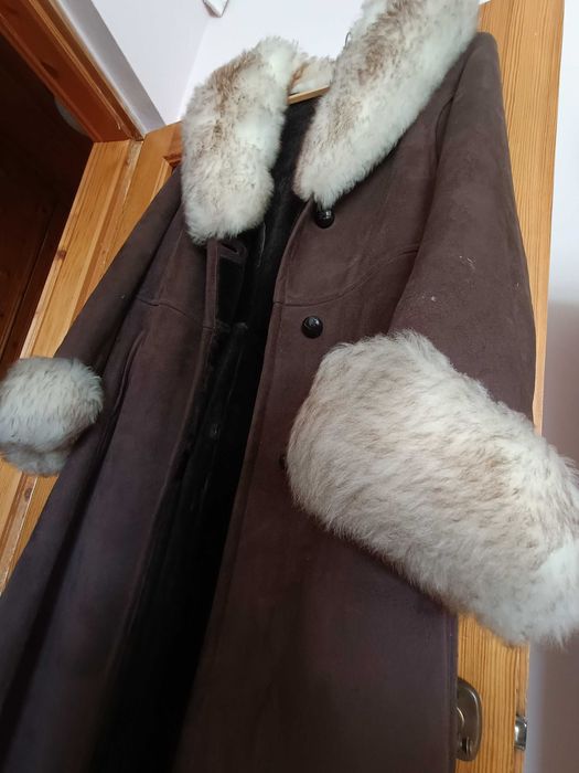 Oryginalne naturalne futro z barana