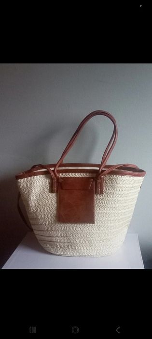 Torba na lato  koszyk pleciony