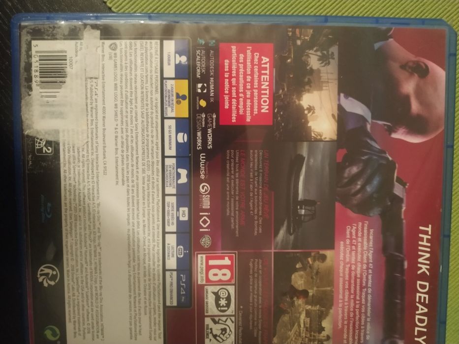 Hitman 2 para PS4 - Excelente Estado