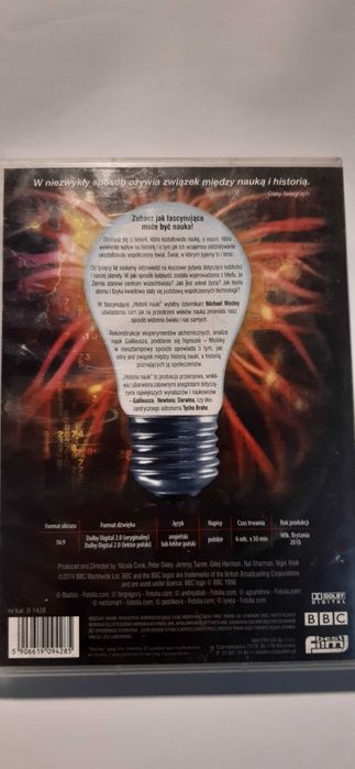 2 dvd Historia nauki - Cook Nicola zestaw