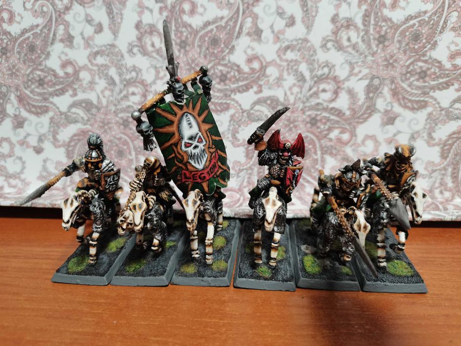 6x Black Knights metal OOP! Warhammer Fantasy Battle Vampire