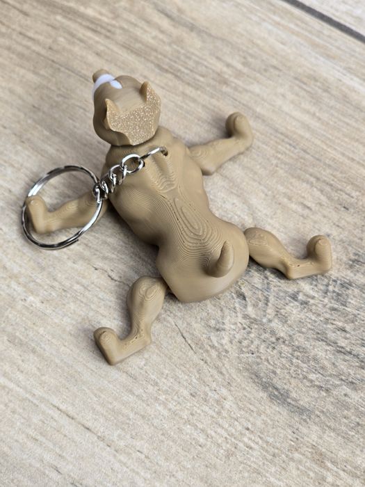 Breloczek Pitbull 3d - Brelok Druk3d fidget Keychain mixGadzet