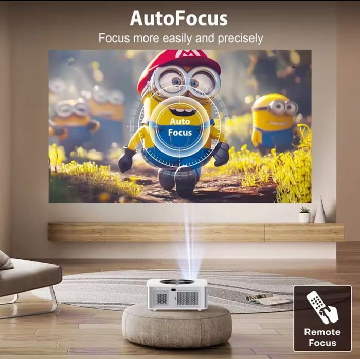 Проектор XWIBSY 1000Ansi, 2/32Гб, автофокус.