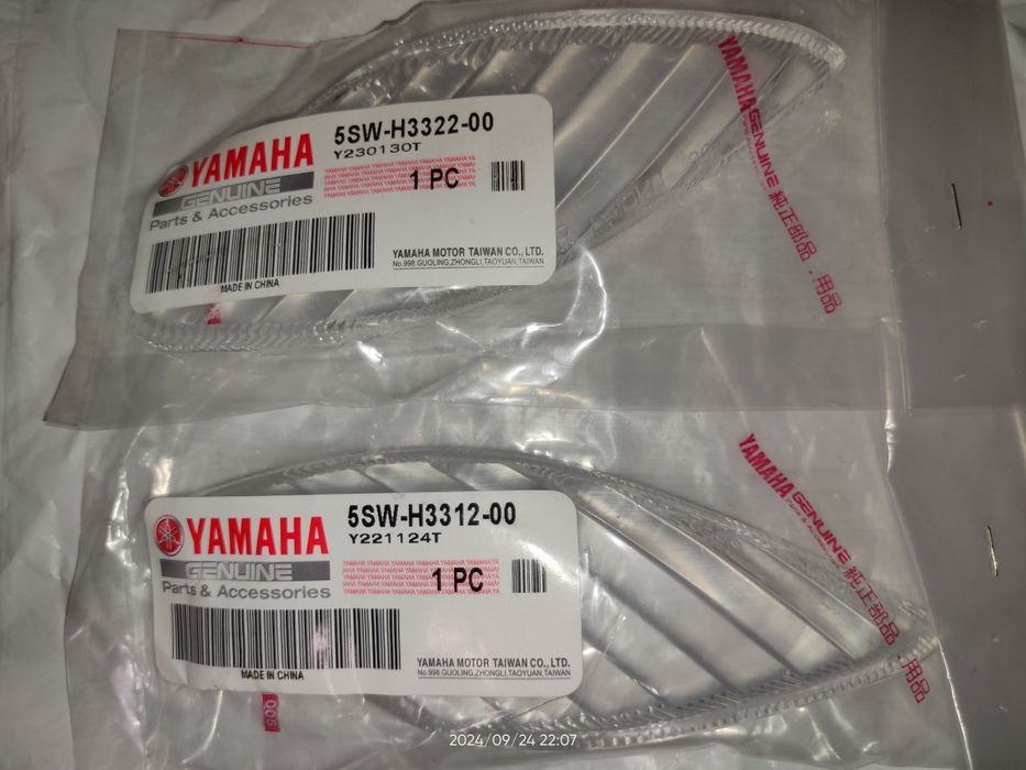 Стекла передних поворотов Yamaha Jog 5SW-H3312-00 + 5SW-H3322-00