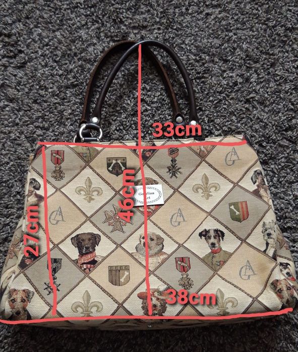 Torba renomowanej belgijskiej marki Gobelins Art,