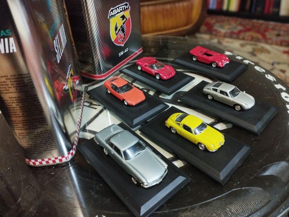 Conjunto carrinhos de coleção Abarth