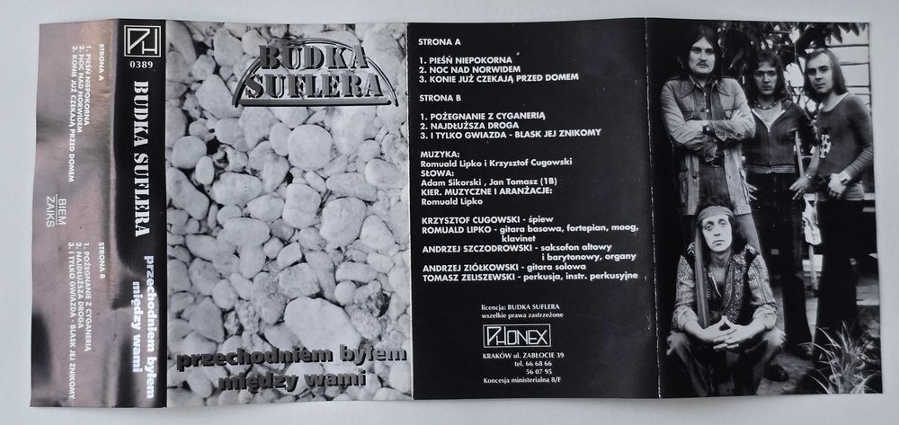 kaseta audio Budka Suflera Przechodniem byłem między wami