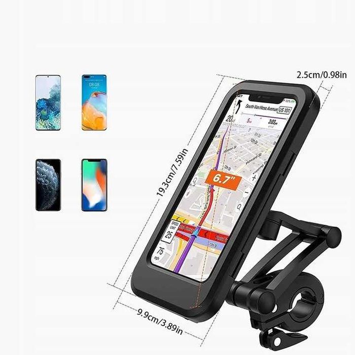 Wodoodporny Uchwyt Rowerowy Motocyklowy Na Telefon