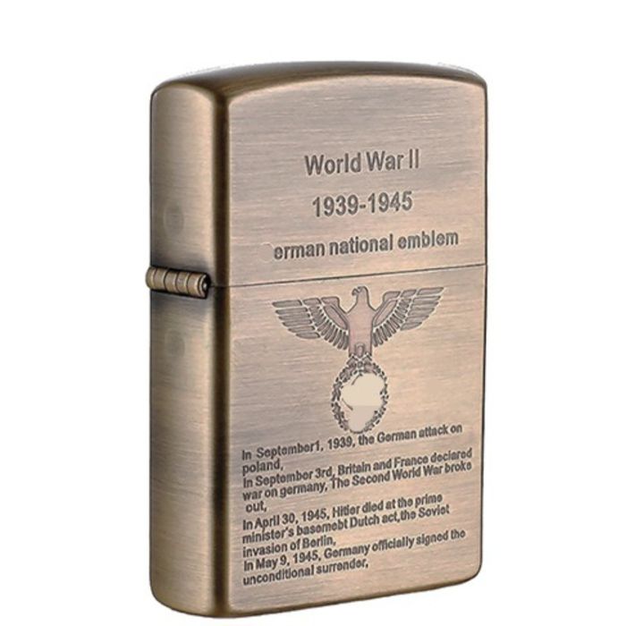 Зажигалка бензиновая 3 рейх, запальничка німецька Люфтваффе, зажигалка