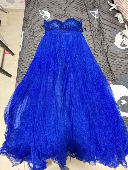 Vestido de gala Azul