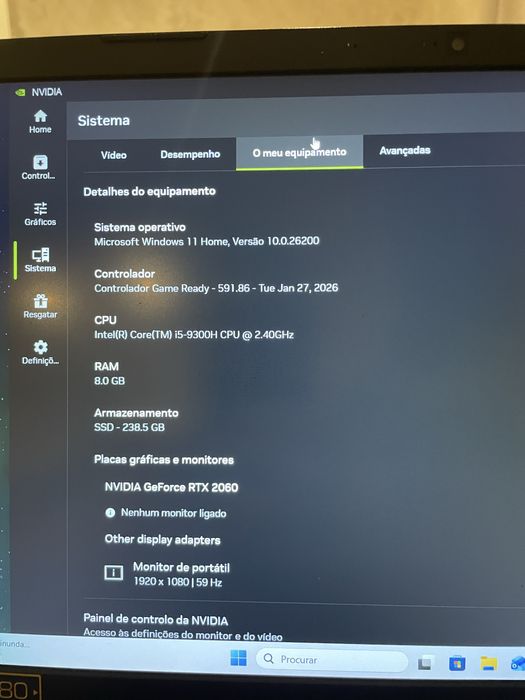 Acer nitro gaming em perfeito estado