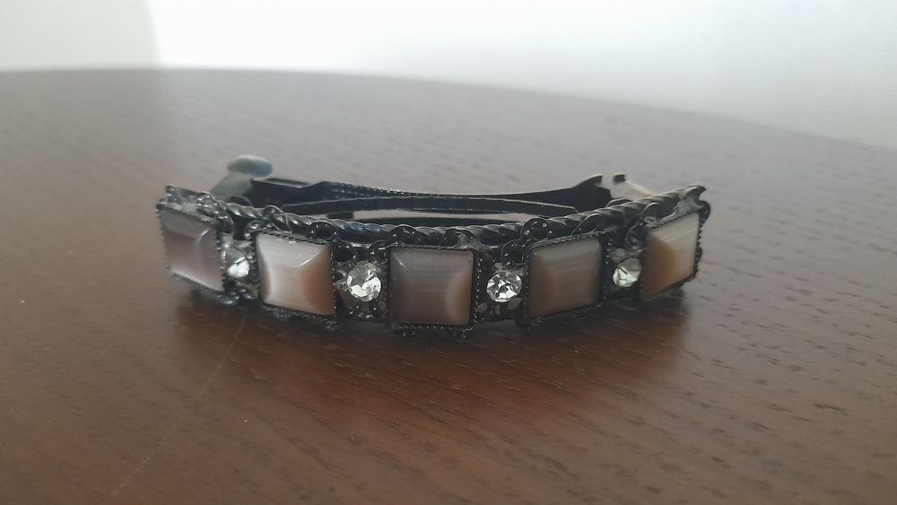 Заколка натуральный камень