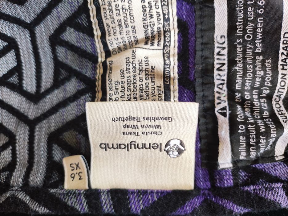 Chusta do noszenia dzieci lenny lamb trinity