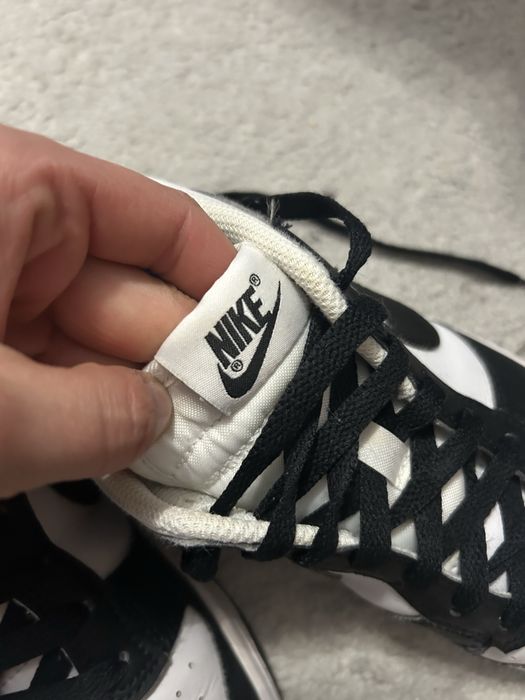 Nike panda sneackersy czarno białe