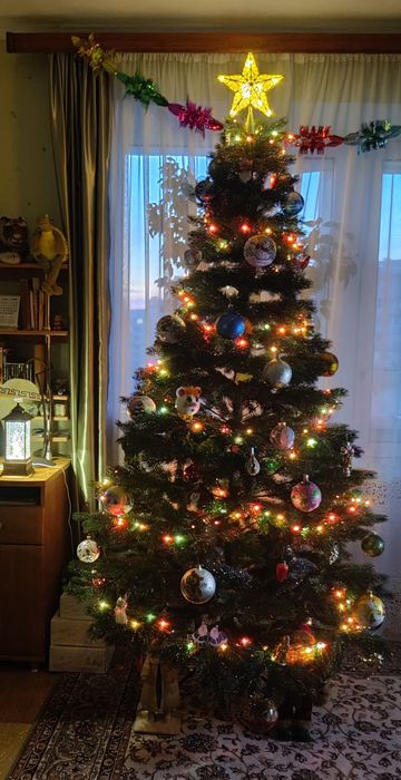 Искусственная елка Западная, 2,1м, темно-зеленая