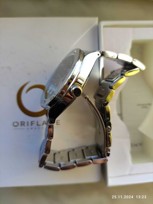 Zegarek i spinki do mankietów Quartz Oriflame