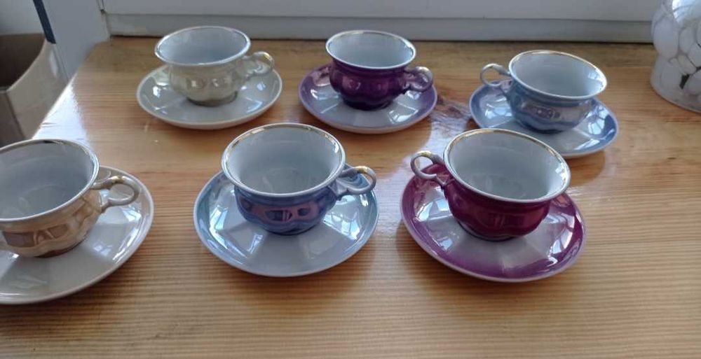 Чайний сервіс кольоровий