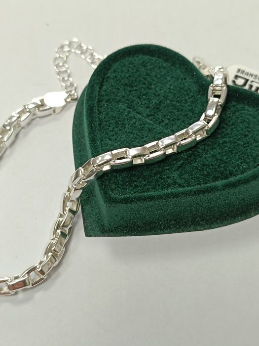 Srebrna bransoletka, srebro 925 długość 18-21cm