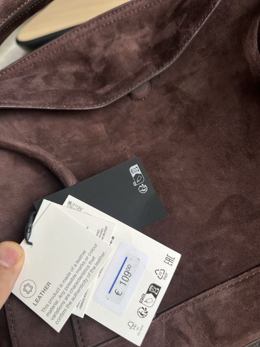 Сумка замшева Zara