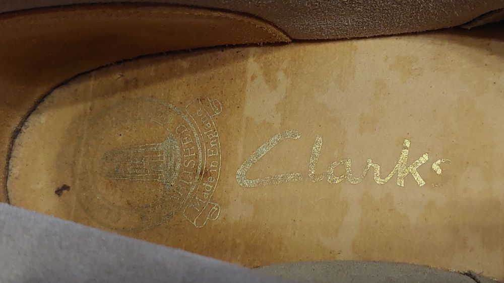 Замшевые  Clarks Desert Boots(туфли,ботинки,кроссовки,обувь